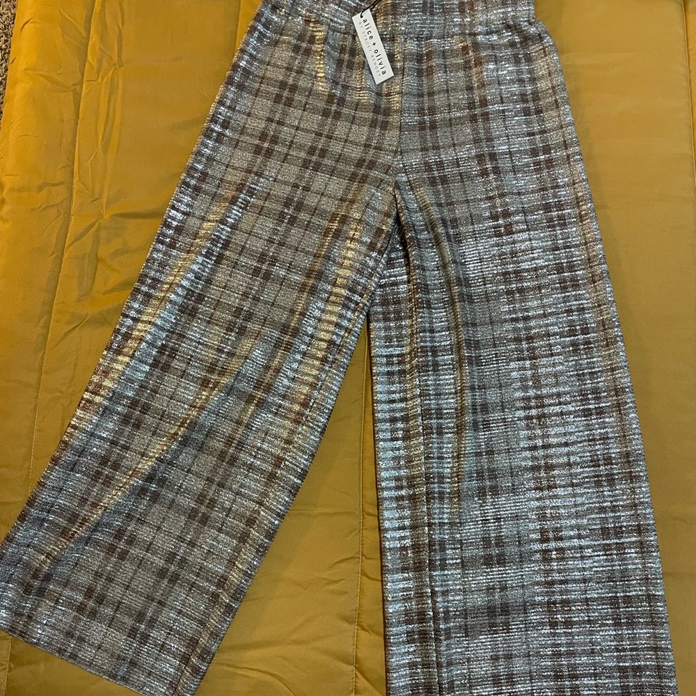 Pants wide leg, Alice and Olivia